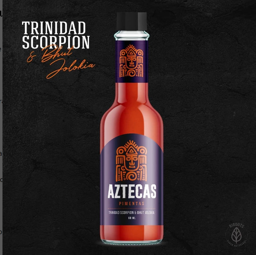 TRINIDAD SCORPION & ARTISAN BHUT JOLOKIA CHILI SAUCE - 60ml