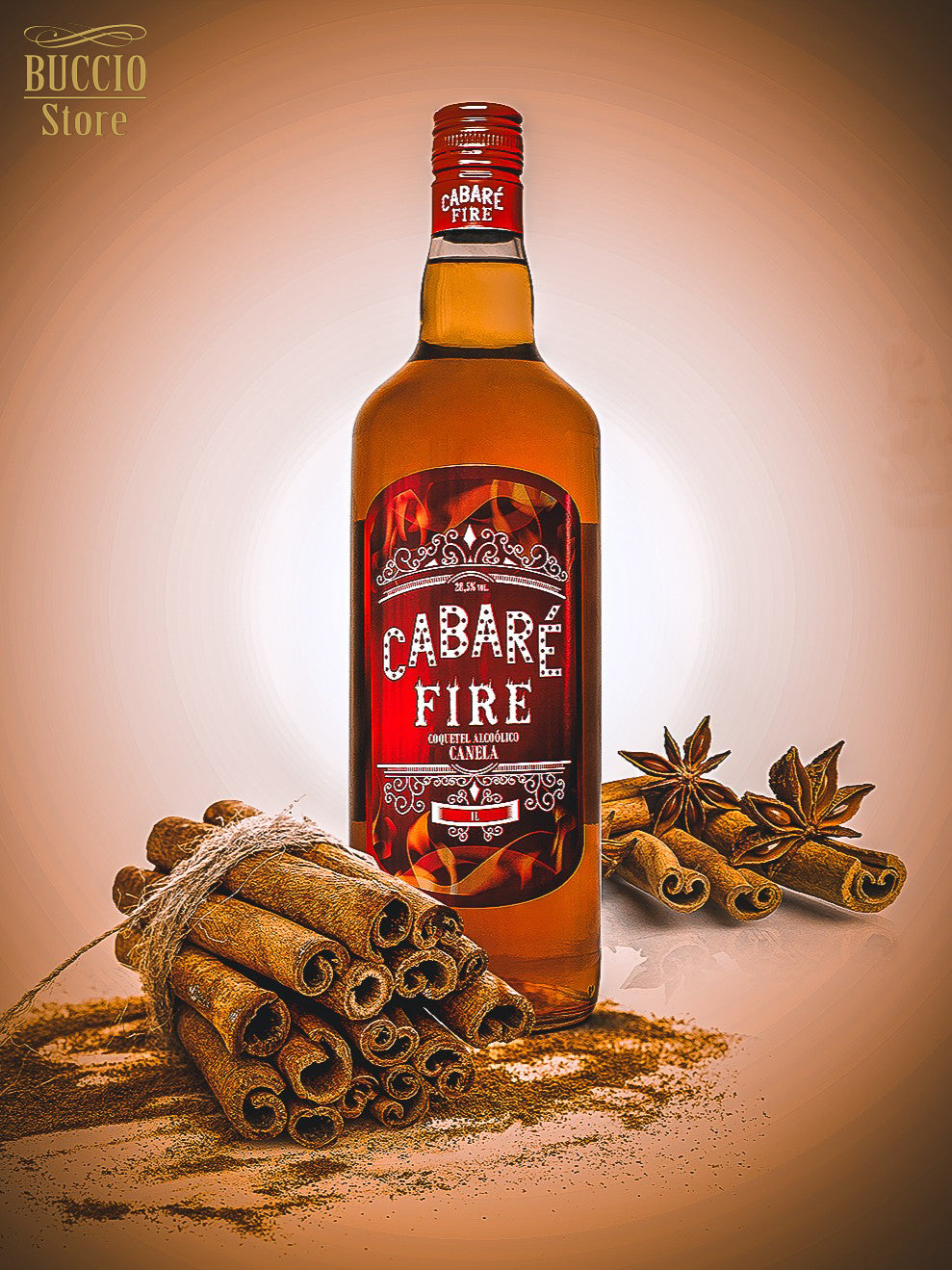 Liquore FIRE alla Cannella – 1L