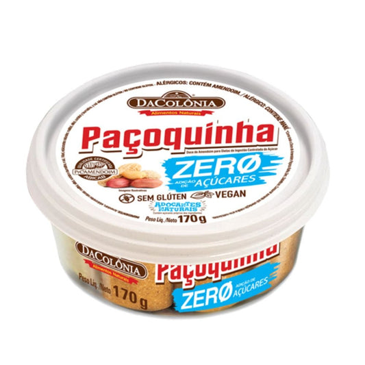 Paçoca Rolha Zero Dacolonia – 170 g