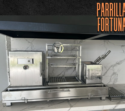 Fortuna - PARRILLA ARGENTINA CON FORNO 100% IN ACCIAIO INOX 304