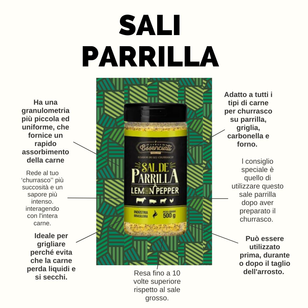 Salt Parrilla + Lemon Pepper - 500 g