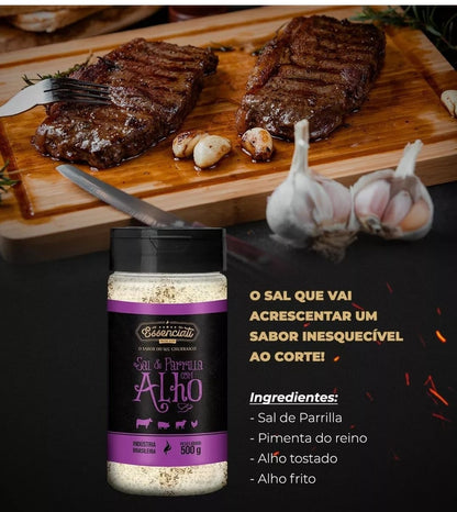 Parrilla Salt with Garlic – 500 g
