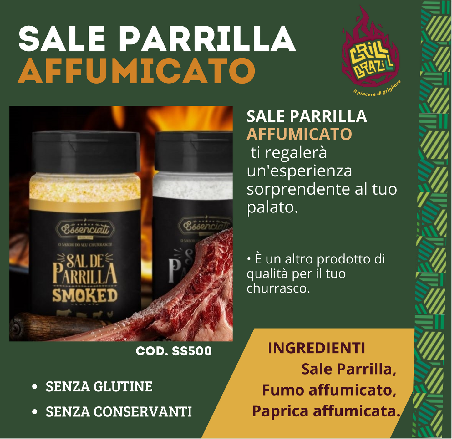 Sale Parrilla Affumicato - 500 g