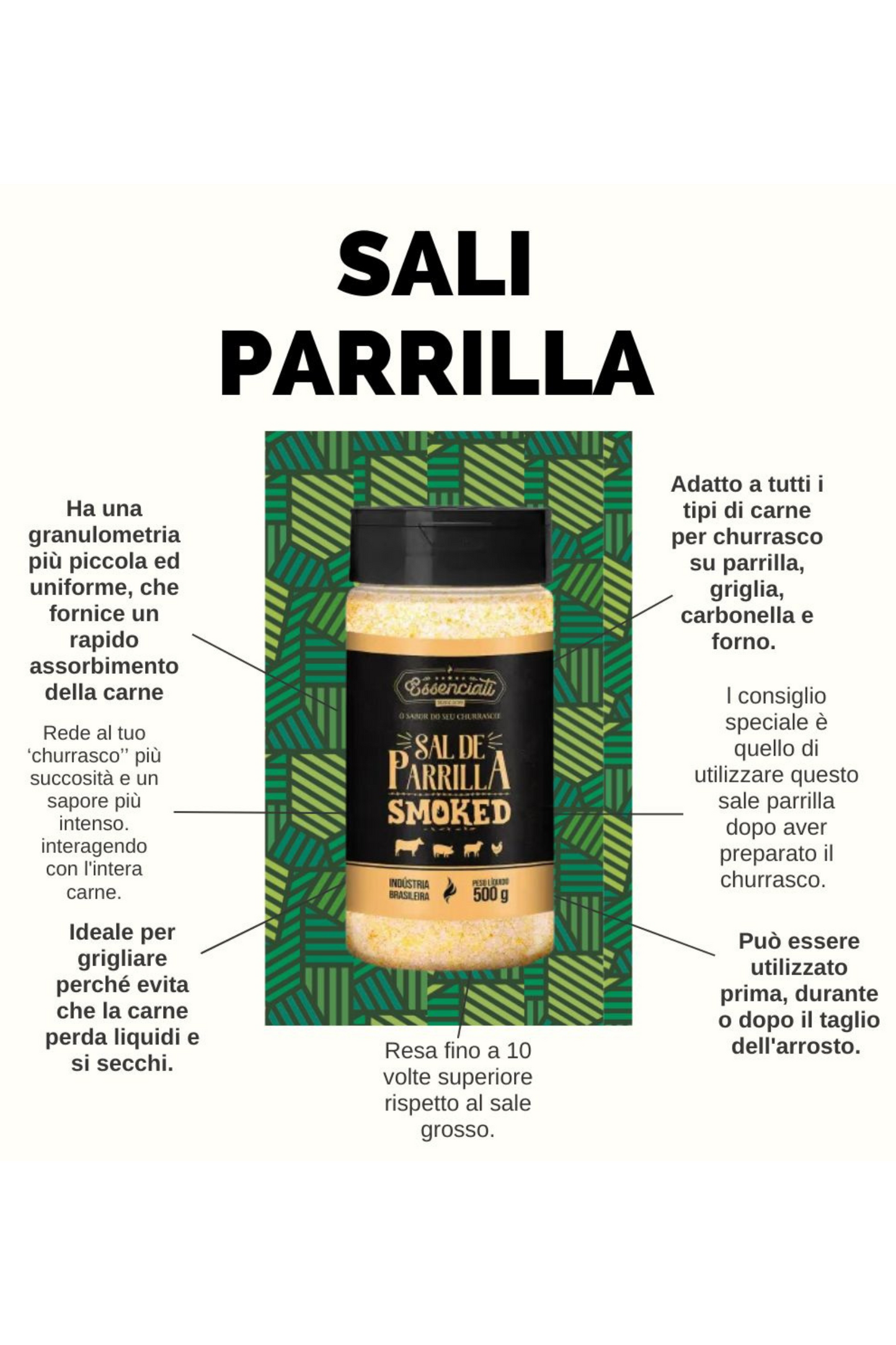 Sale Parrilla Affumicato - 500 g