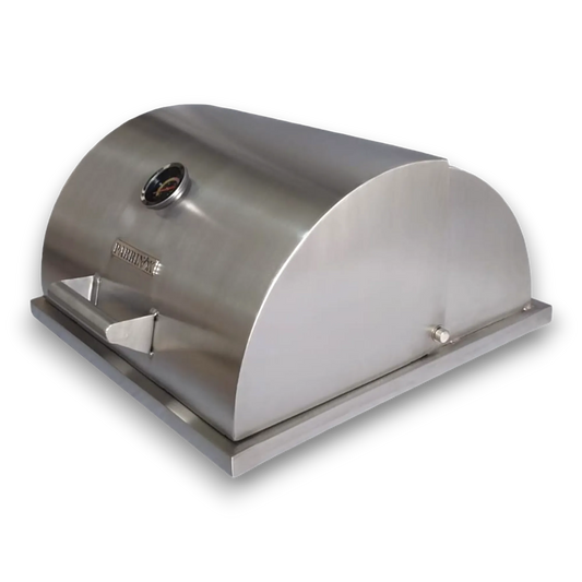 VENEZIA - FORNO PER PIZZA CON BARBECUE ACCIAIO INOSSIDABILE 304